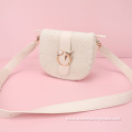 The New Winter Sherpa Shoulder Crossbody Bag For Ladies
